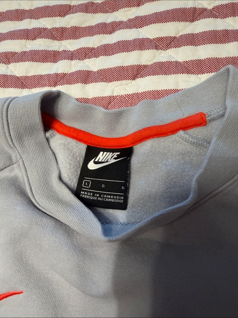 Nike Air Max Liverpool Fleece Sweatshirt 'Grey'MEN'S - Picture 3 of 9